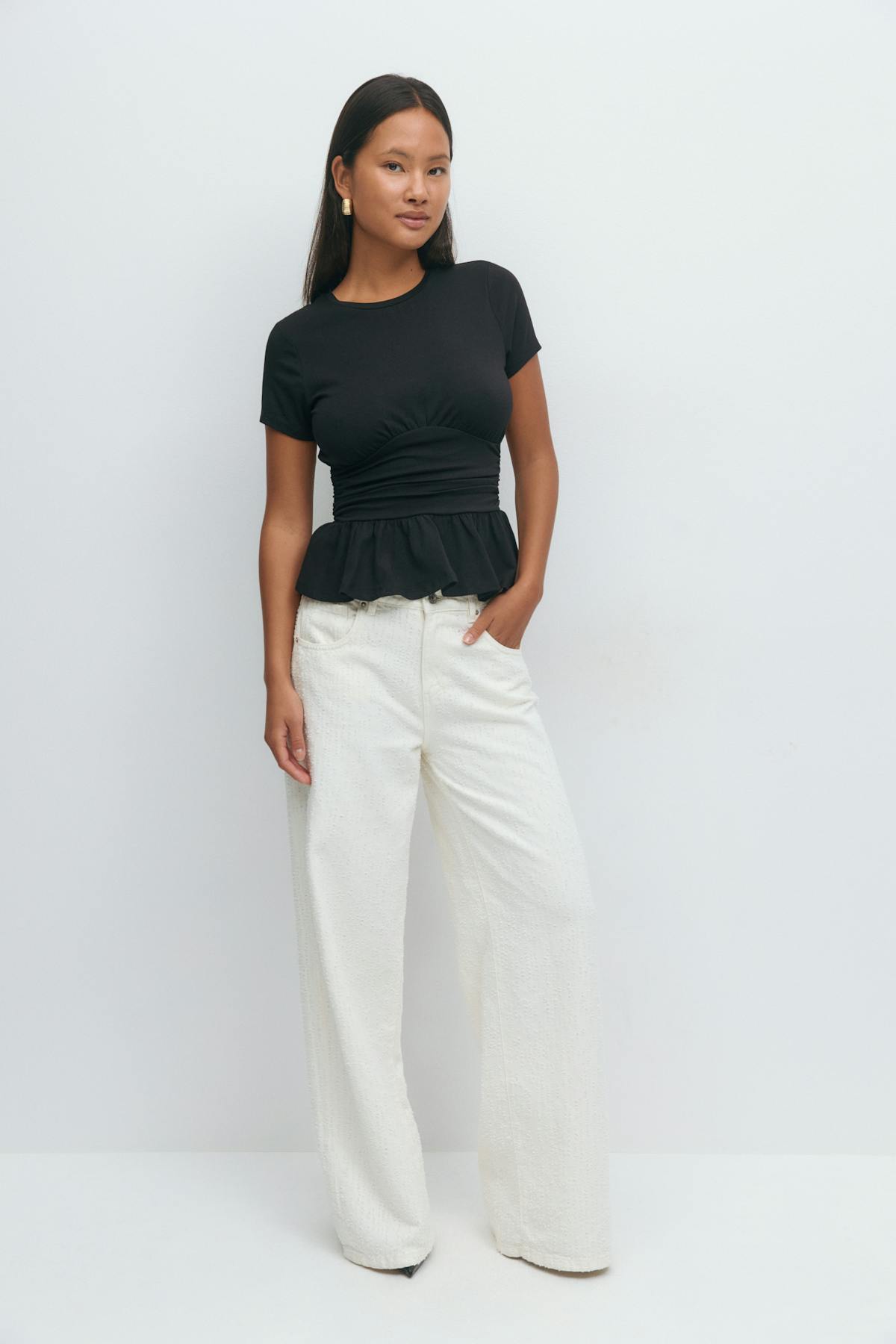 Peplum tee