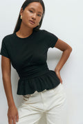Peplum tee