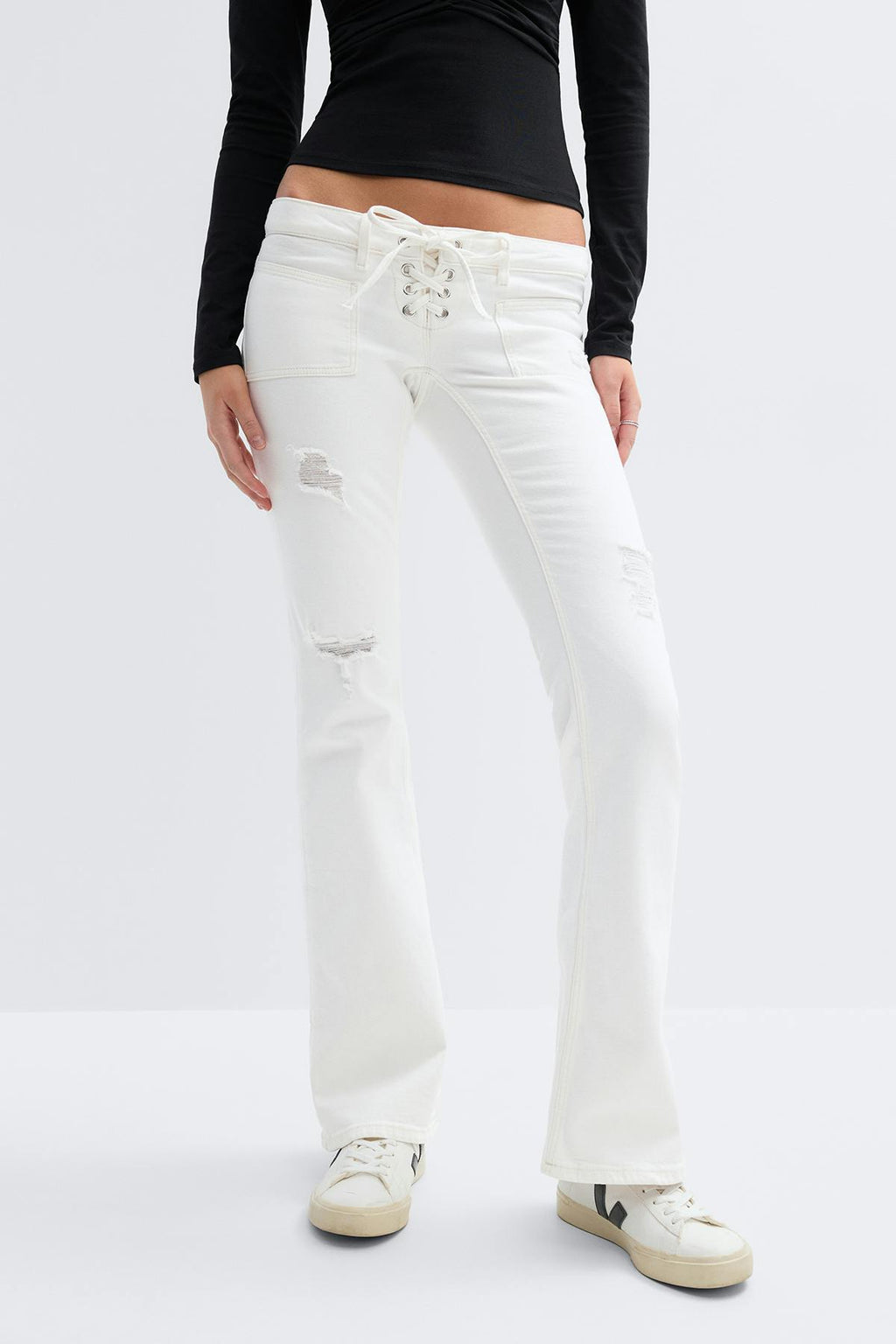 14+ pleated tie jeans tall