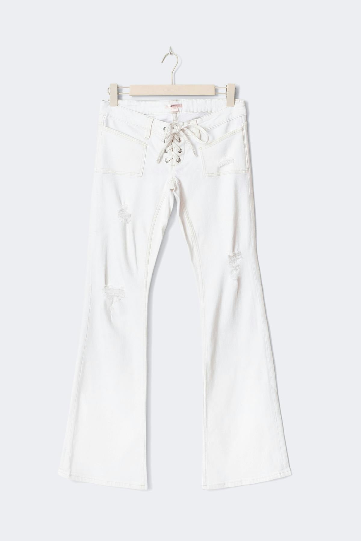 14+ pleated tie jeans tall