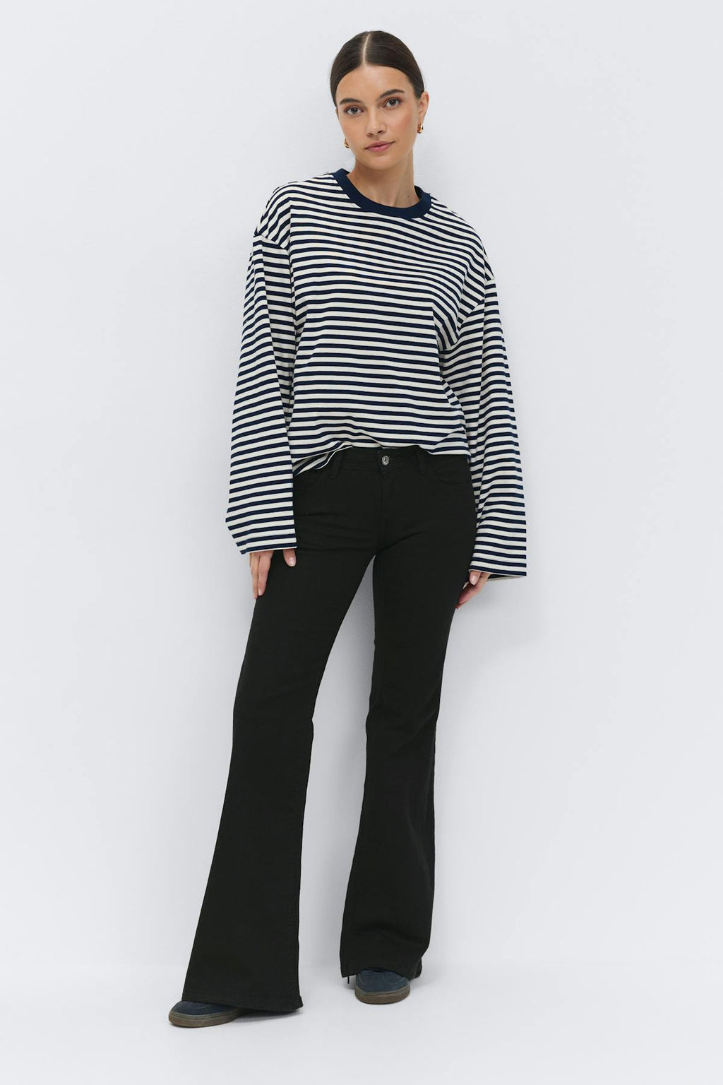Ultra low flare jeans