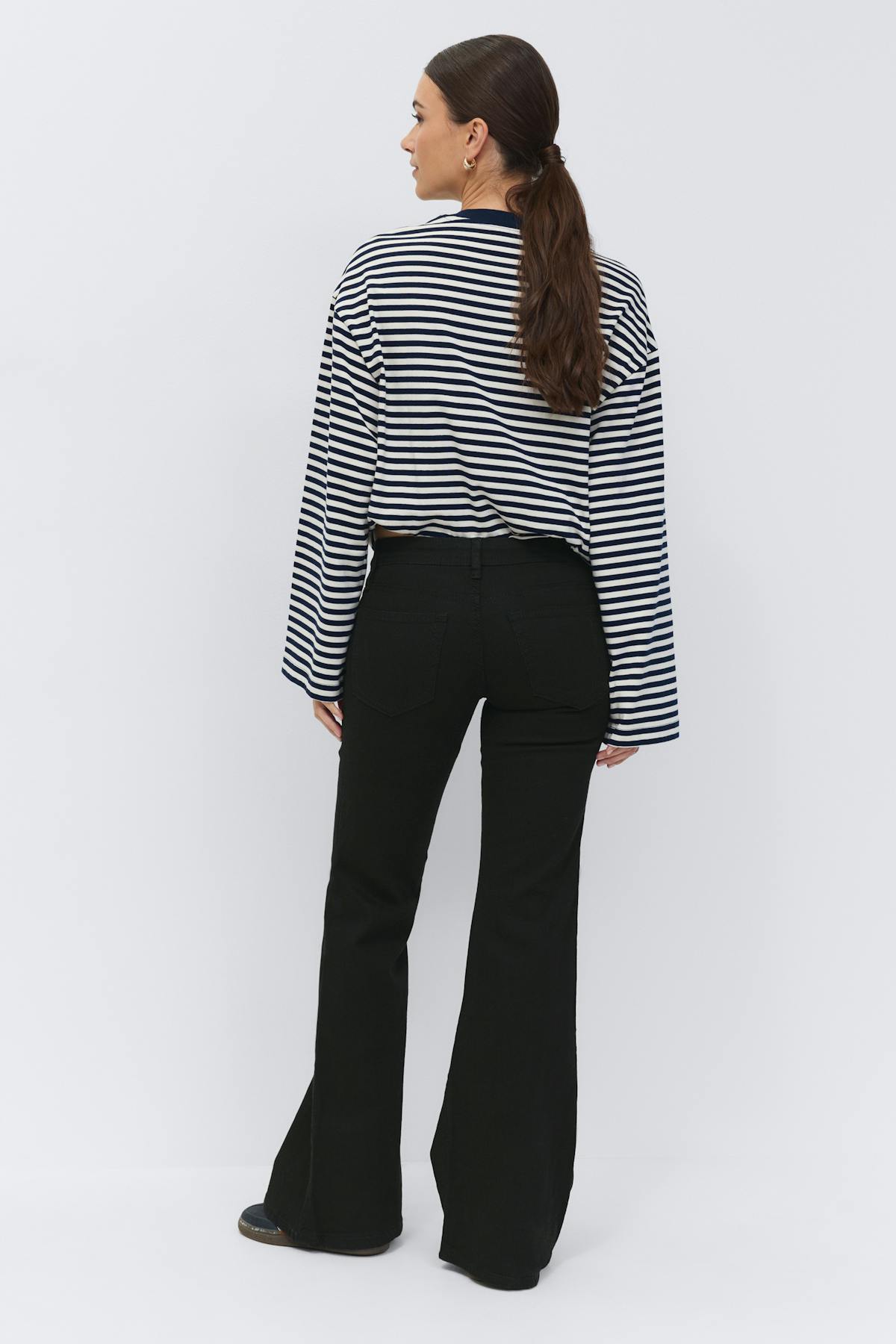 Ultra low flare jeans