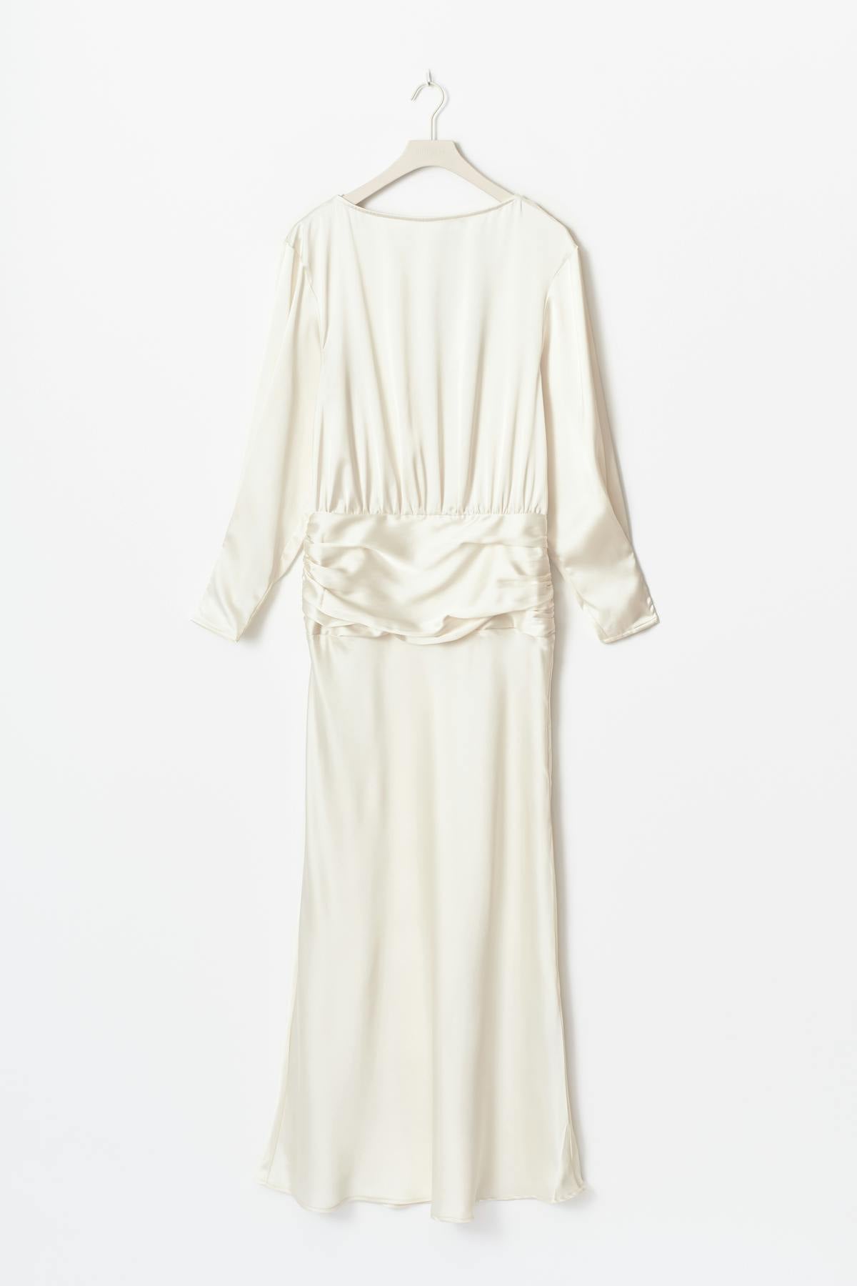 Satin maxi dress