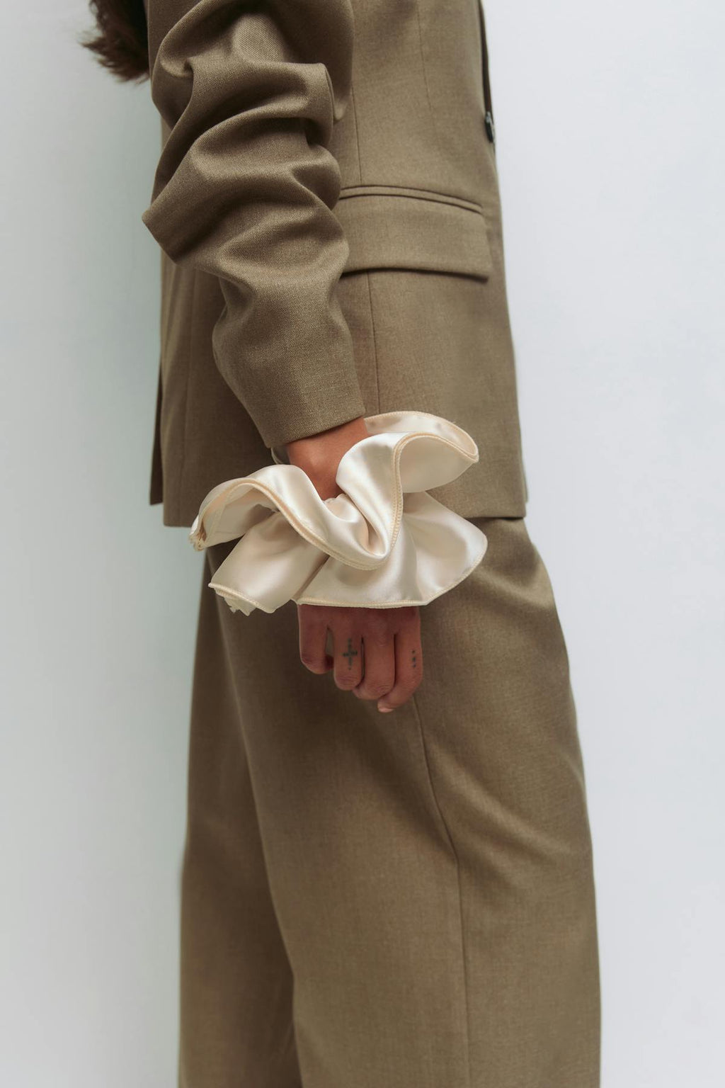 Big satin scrunchie