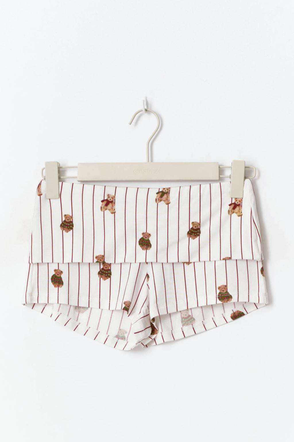 Soft folded loungewear shorts
