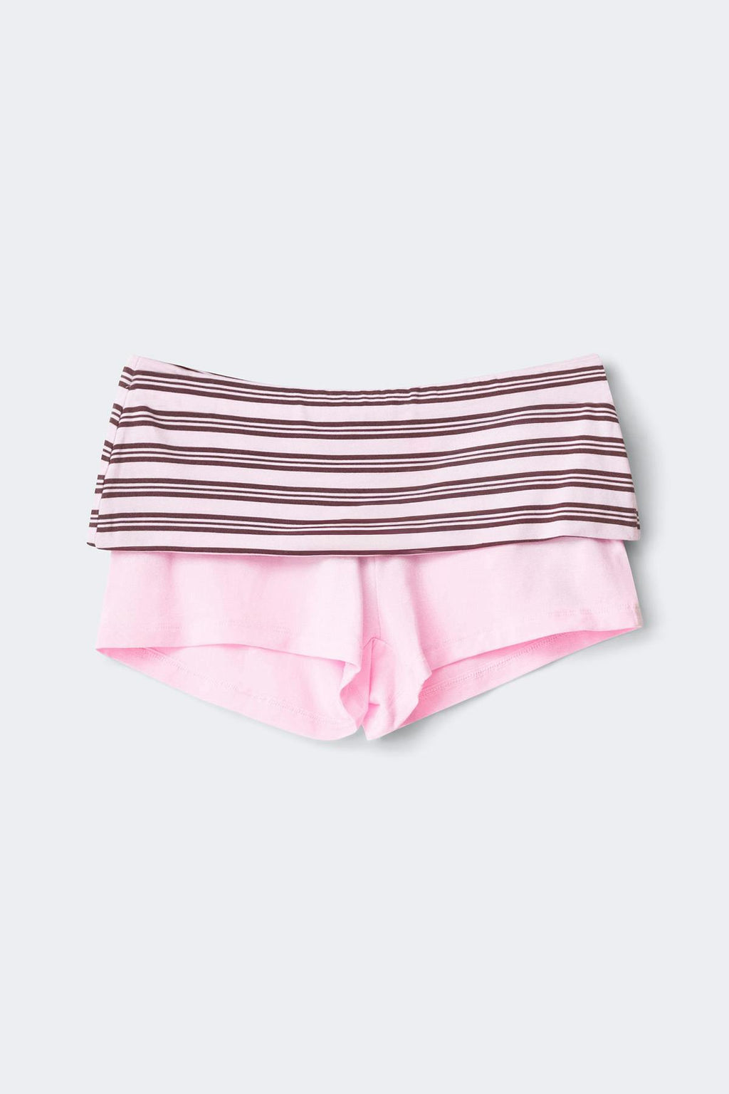 Soft folded loungewear shorts