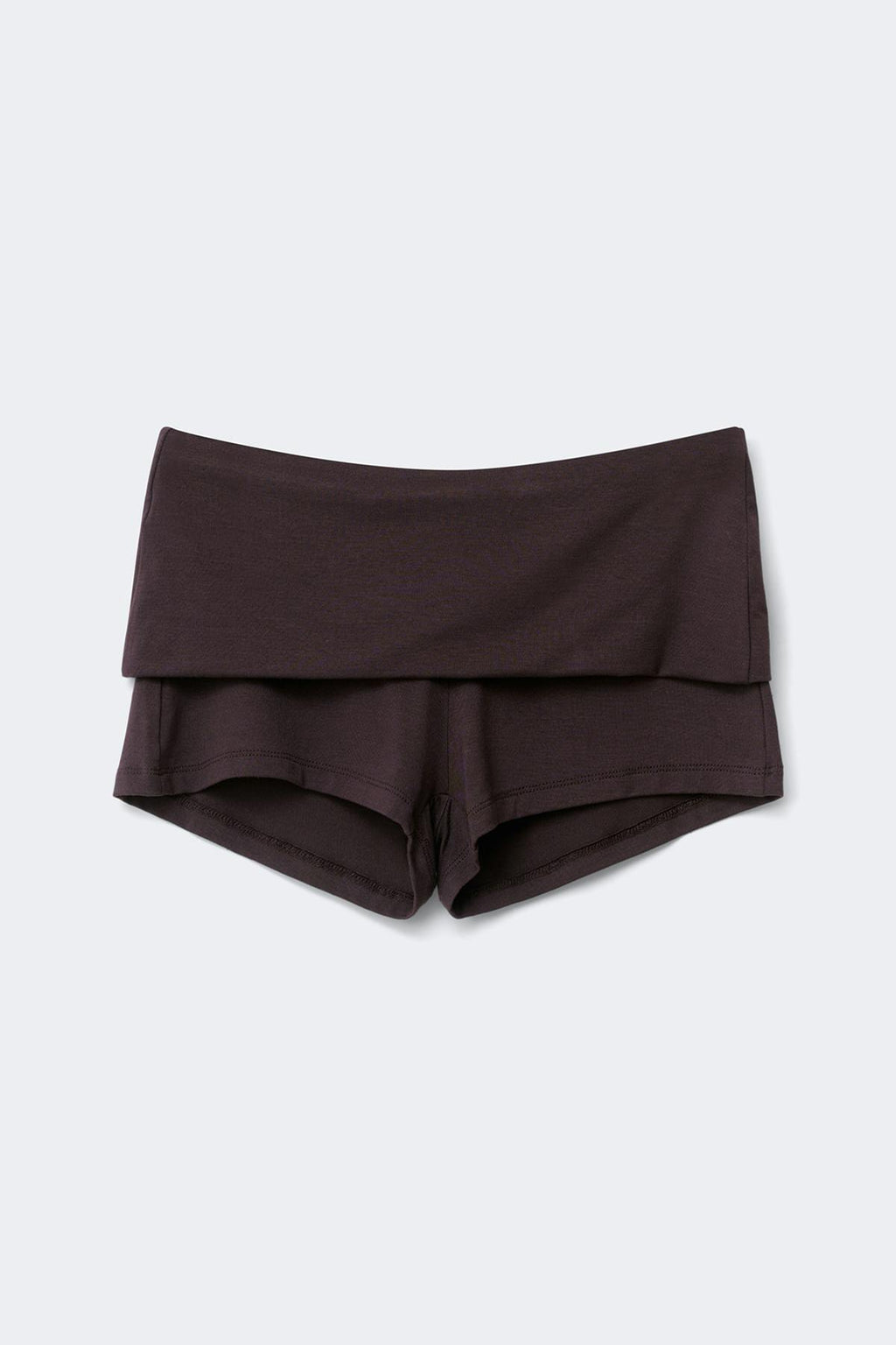 Soft folded loungewear shorts