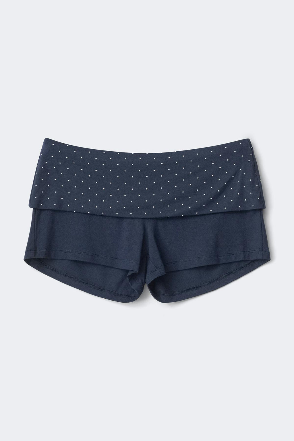 Soft folded loungewear shorts