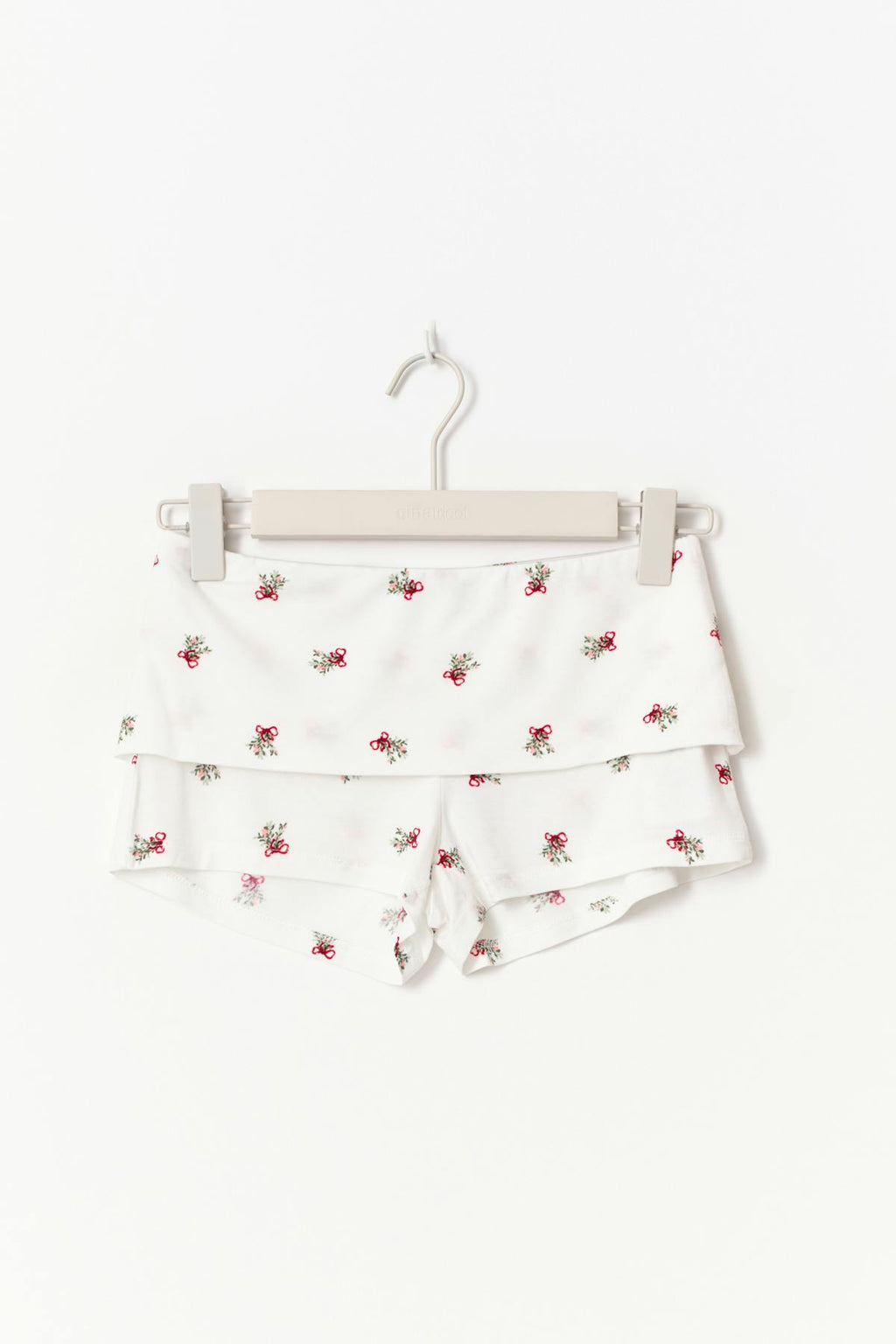 Soft folded loungewear shorts