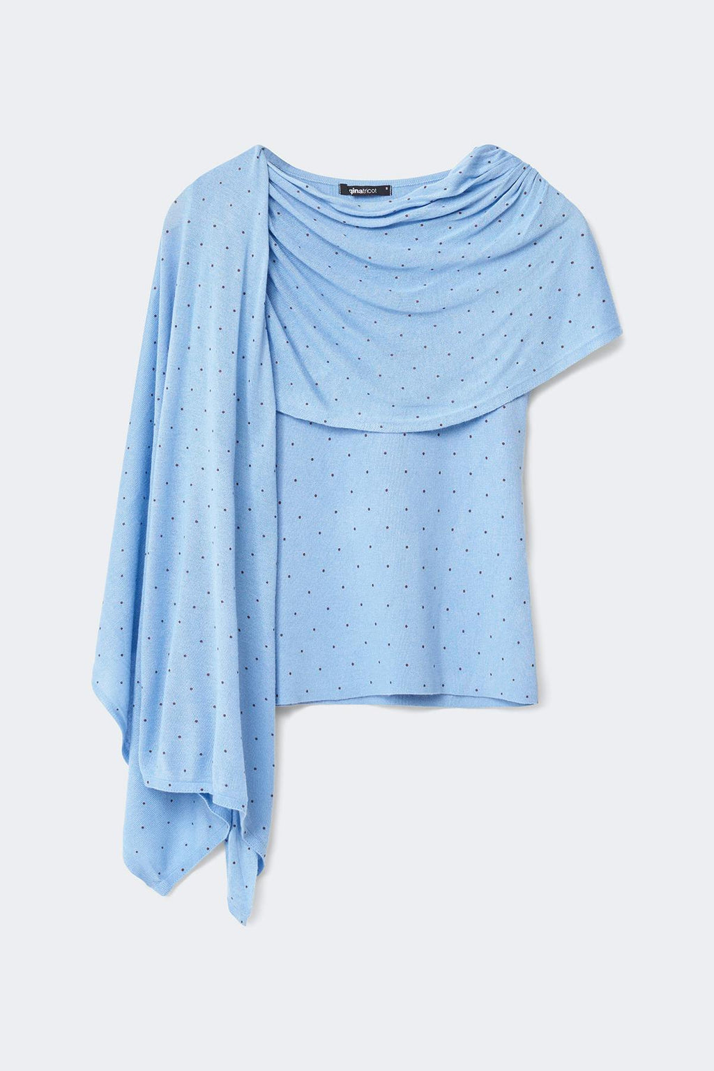 Knitted cape top