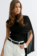 Knitted cape top