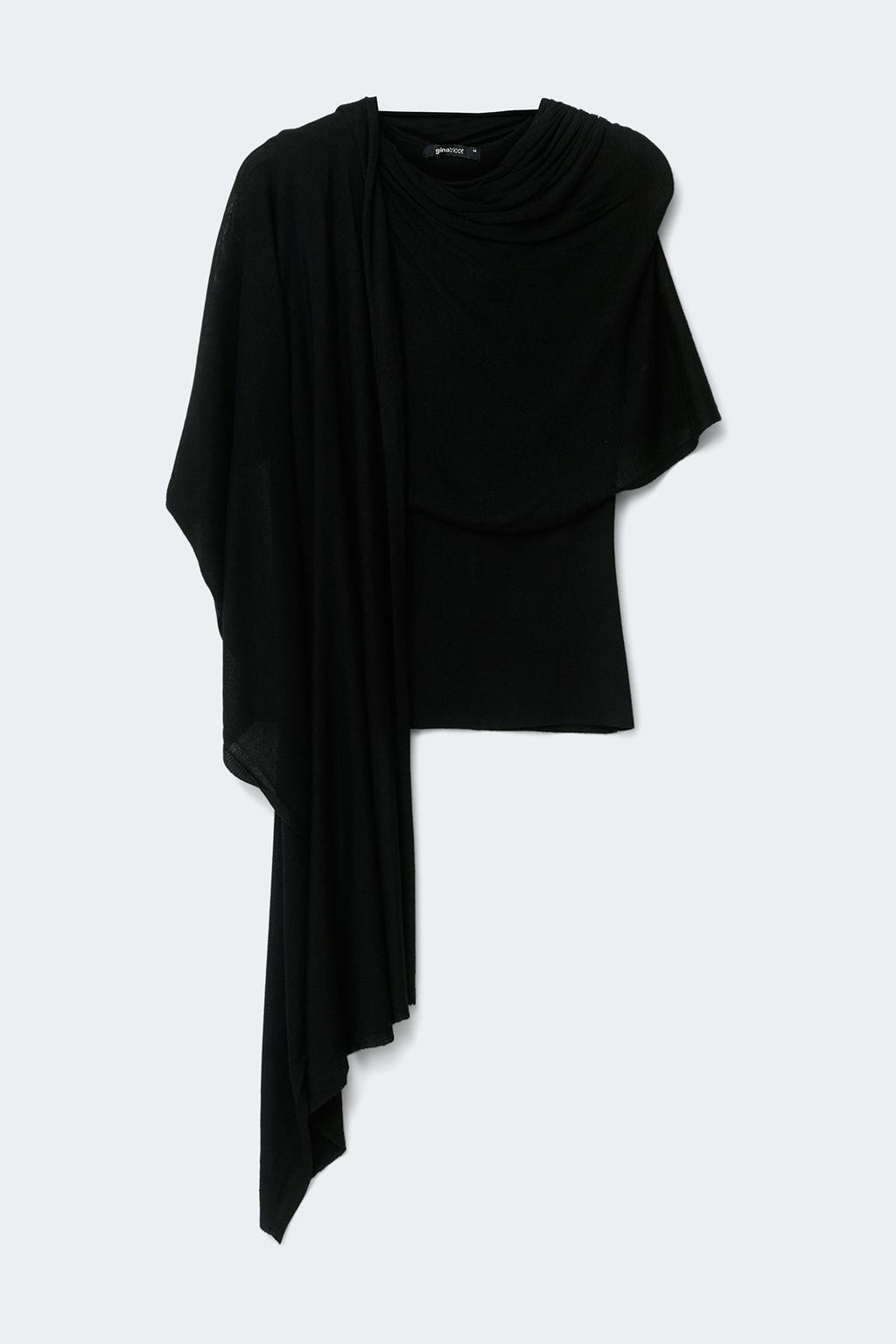 Knitted cape top