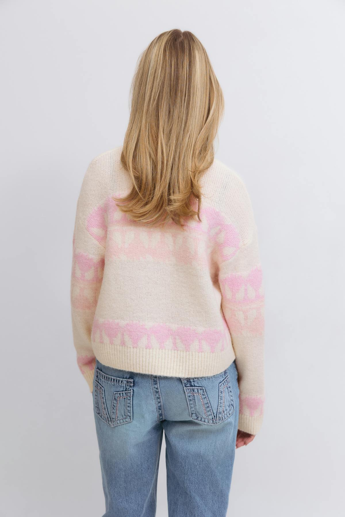 Y ski knitted sweater