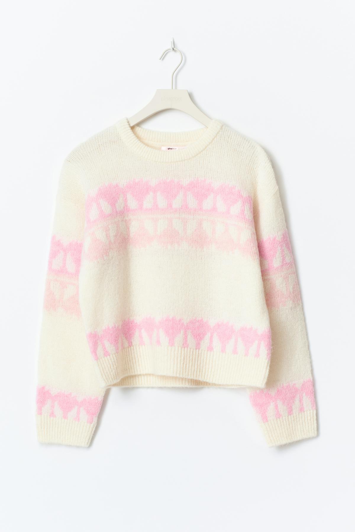 Y ski knitted sweater