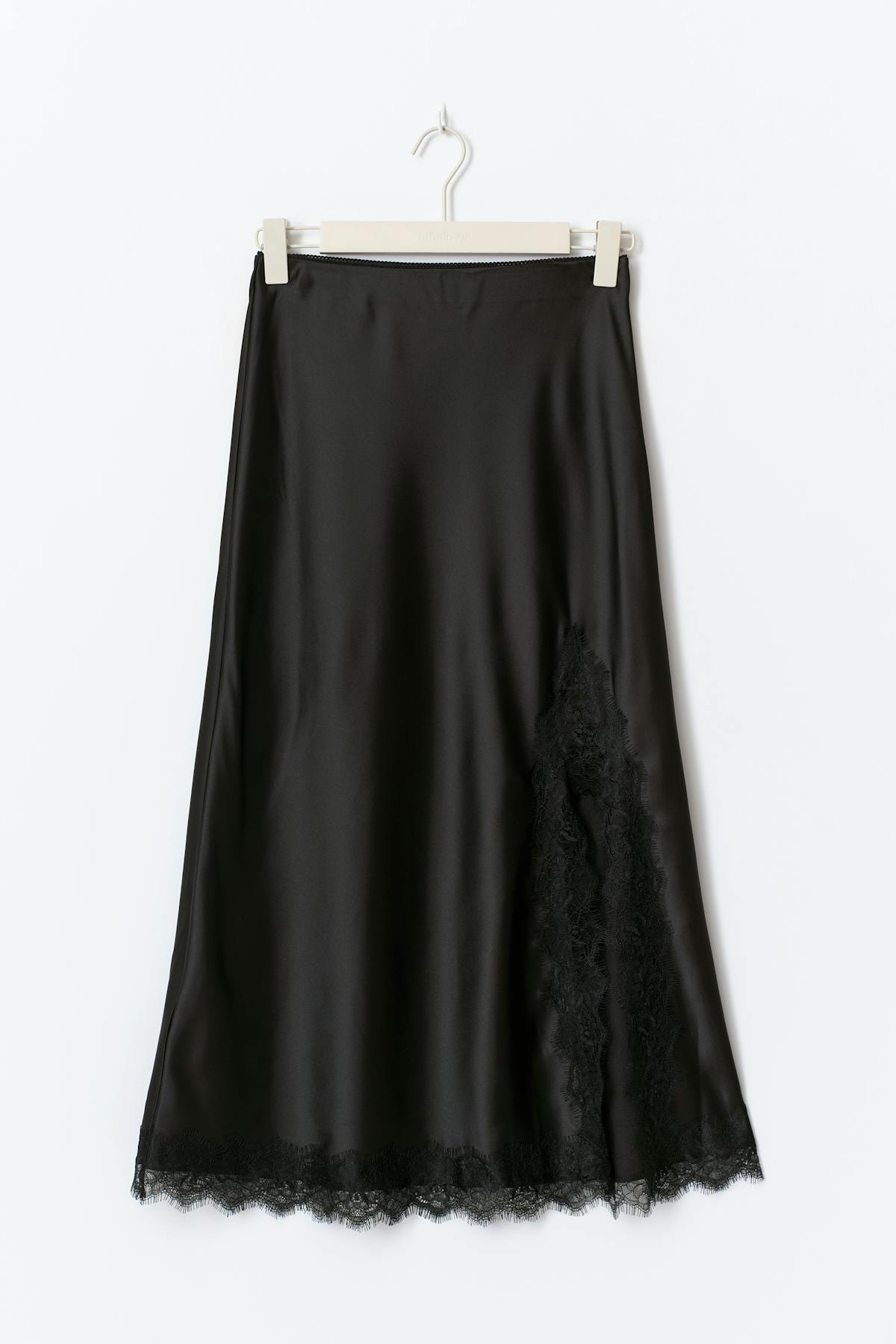 Satin skirt