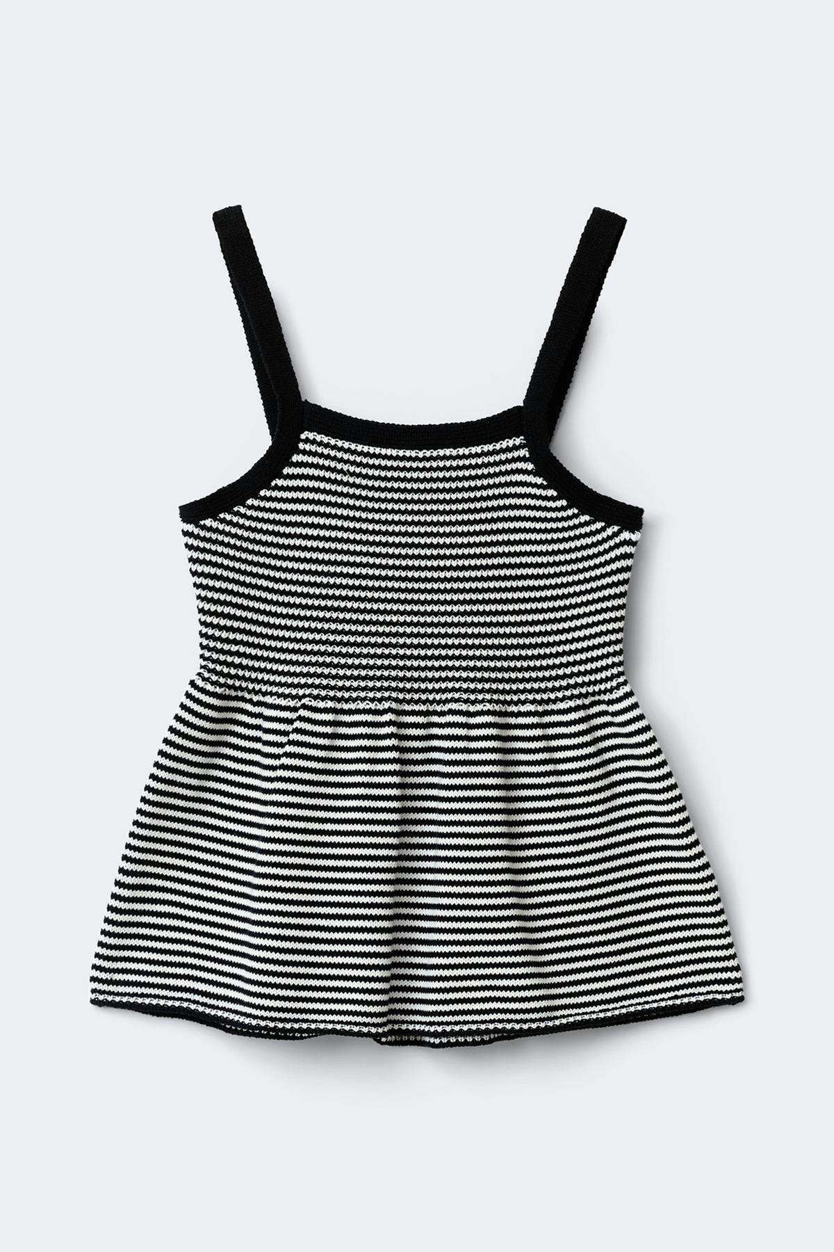 Knitted cotton singlet