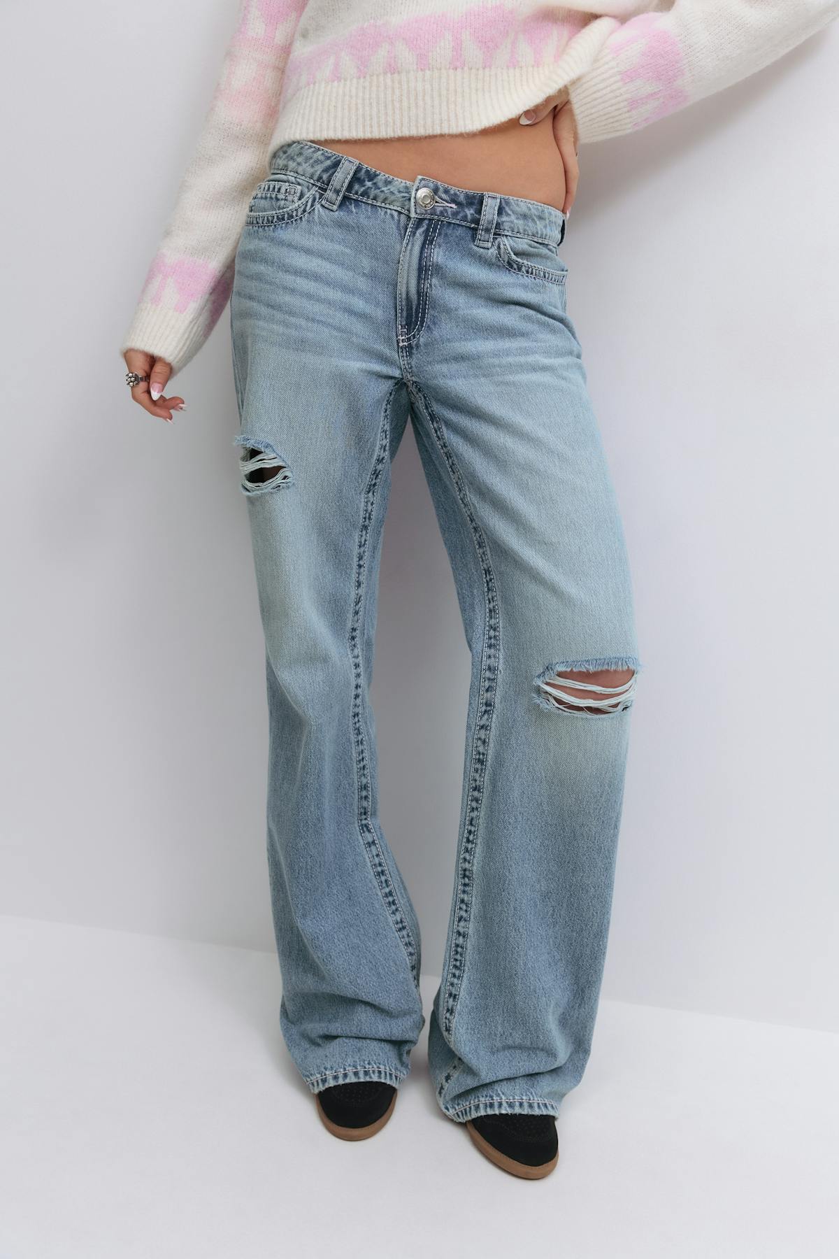 Y for real low loose jeans