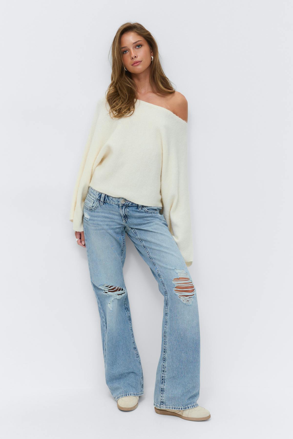 14+ for real low loose jeans