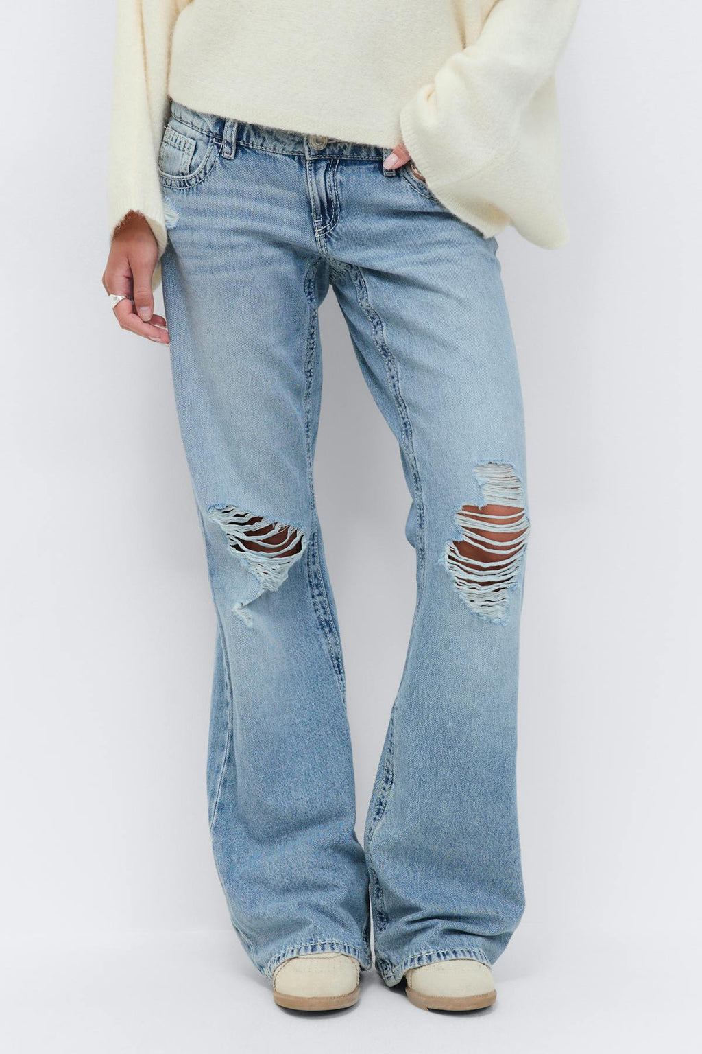 14+ for real low loose jeans