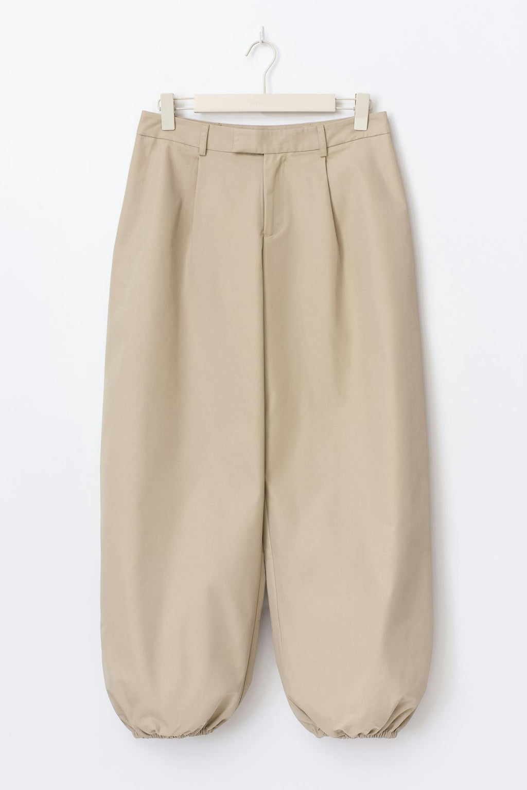 Wide balloon cotton trousers