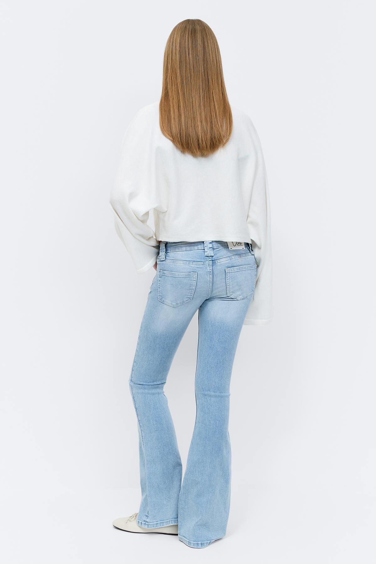 Y too clean flare jeans