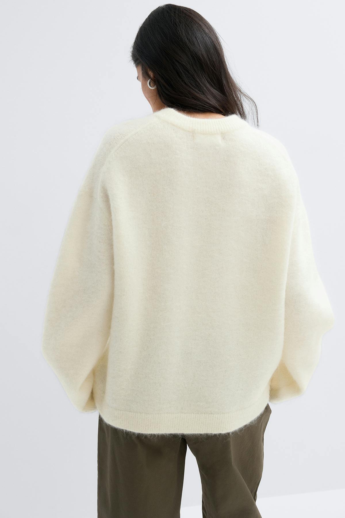 Mohair knitted sweater