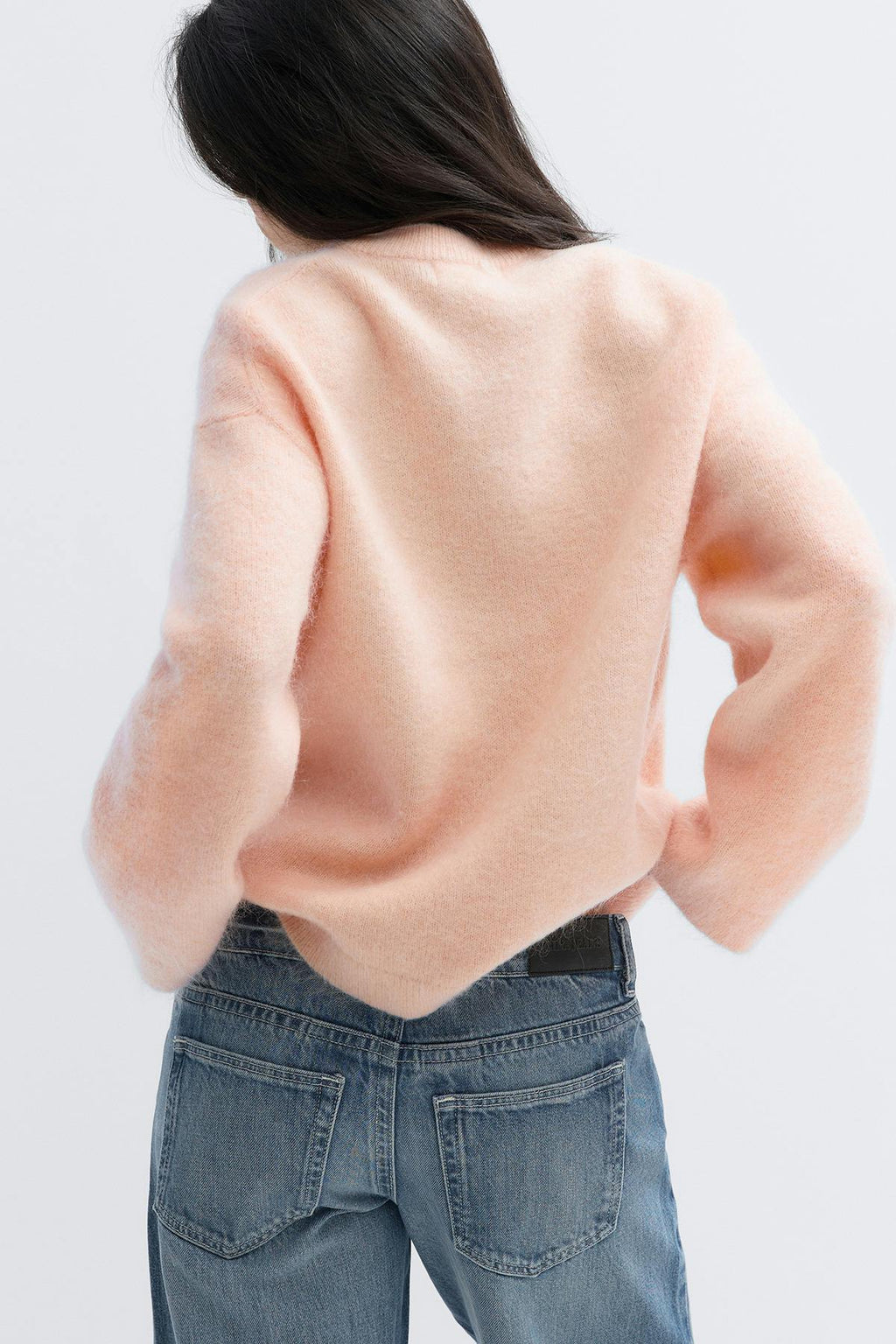 Mohair knitted sweater