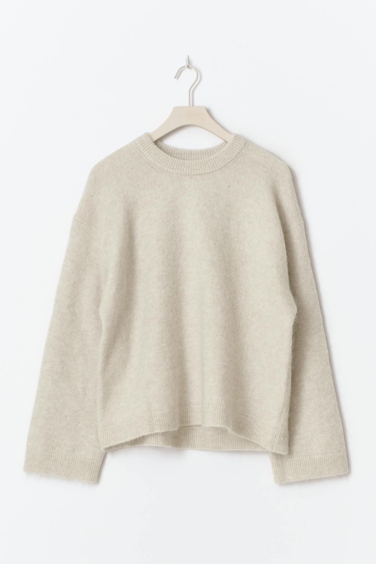 Mohair knitted sweater