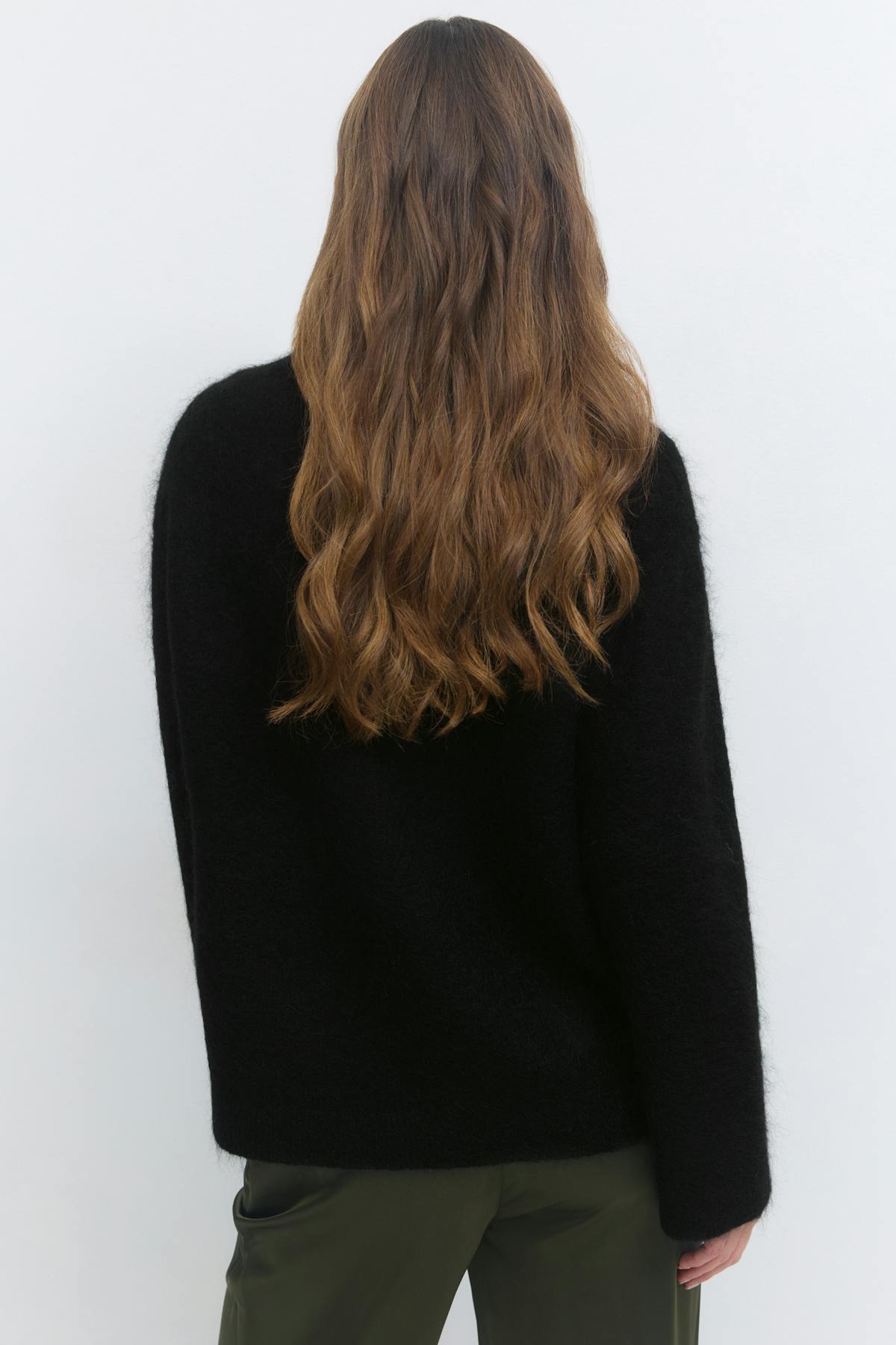 Mohair knitted sweater