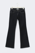 Ultra low flare tall jeans