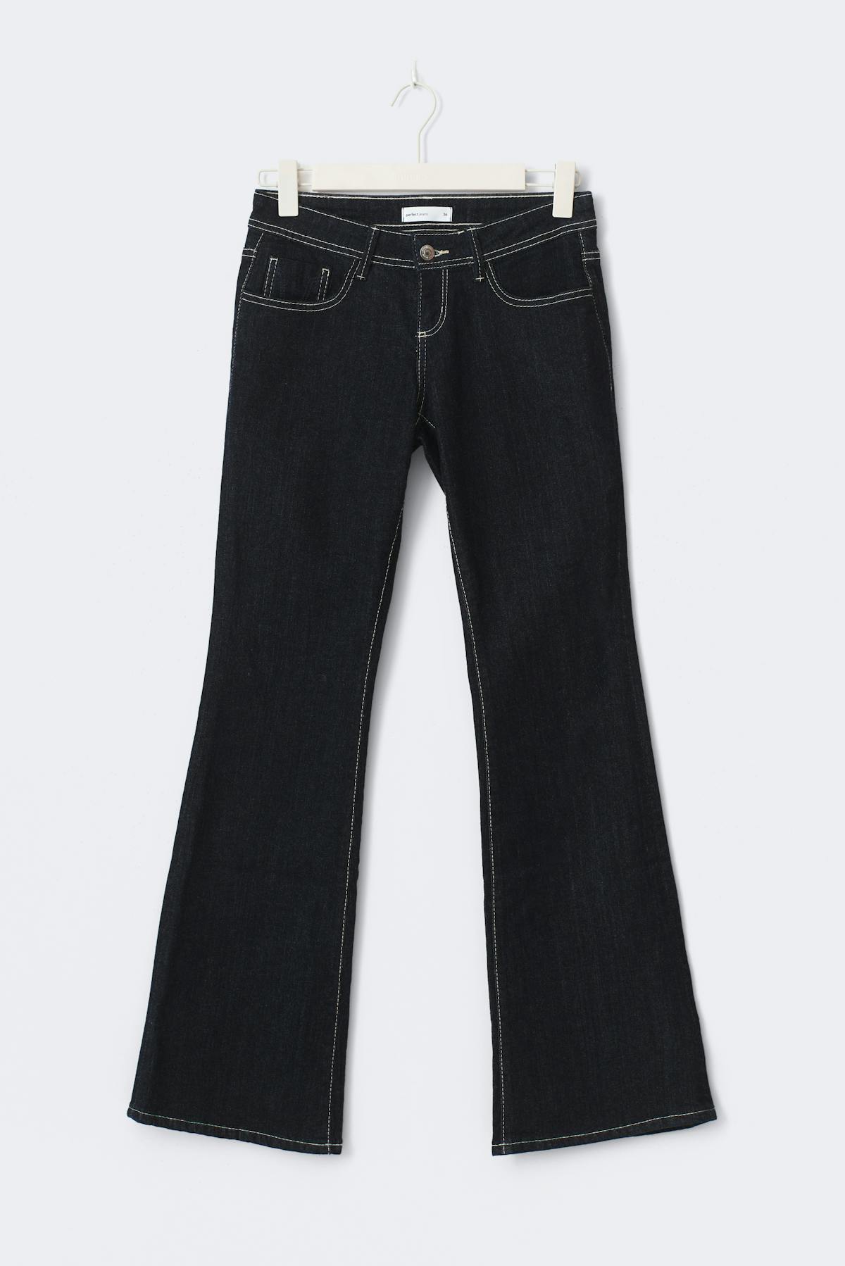 Ultra low flare tall jeans