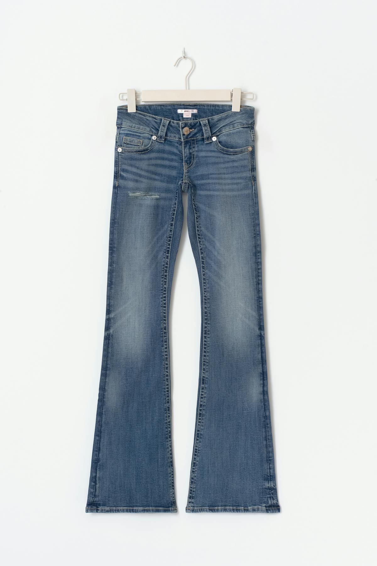 14+ low rise flare jeans