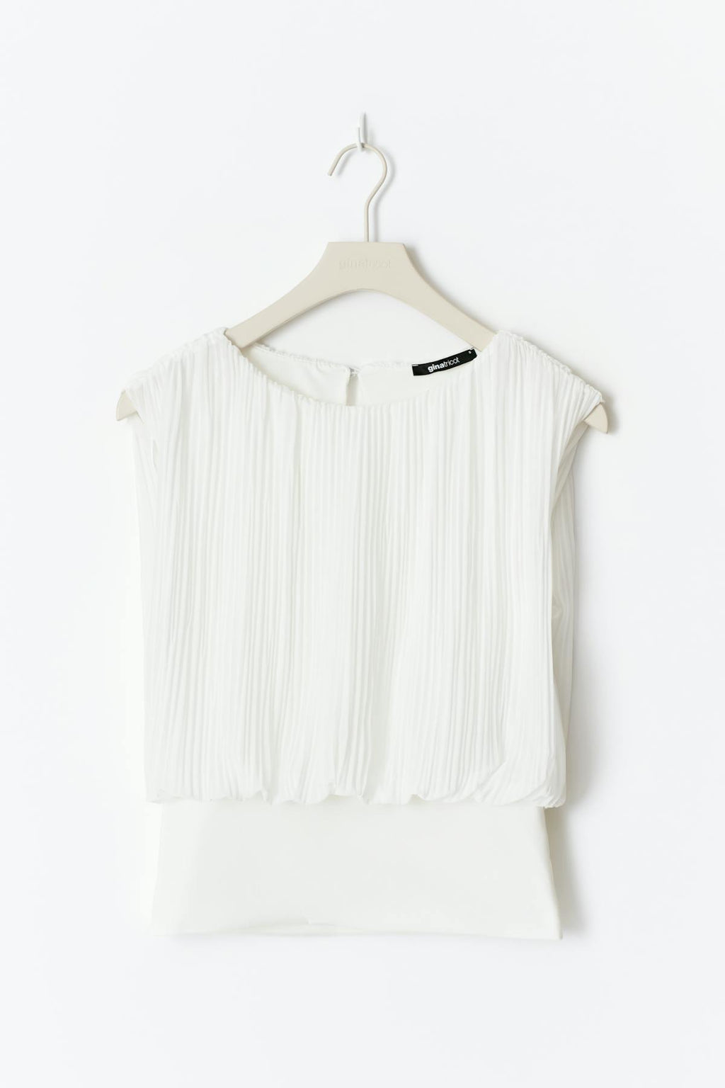 Sleeveless chiffon top