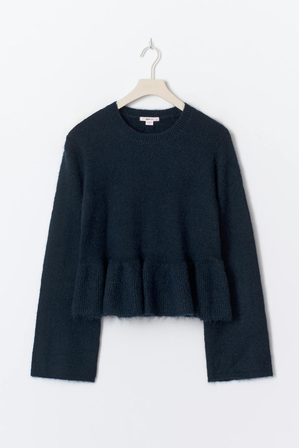 14+ knitted peplum sweater