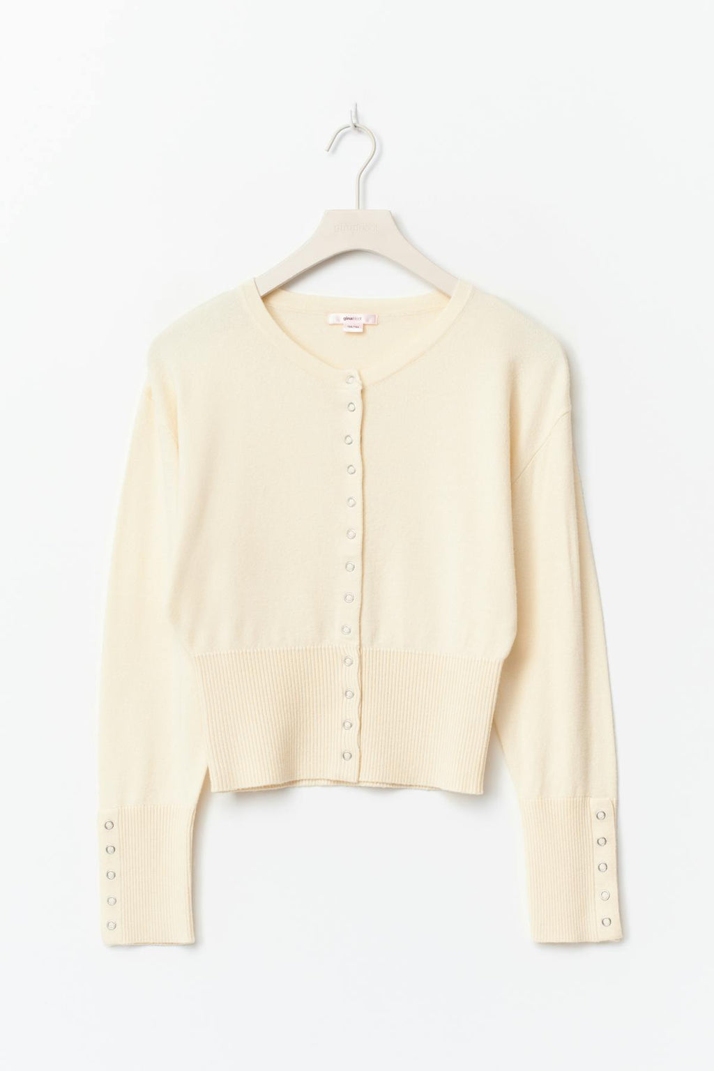 Y shaped knitted cardigan