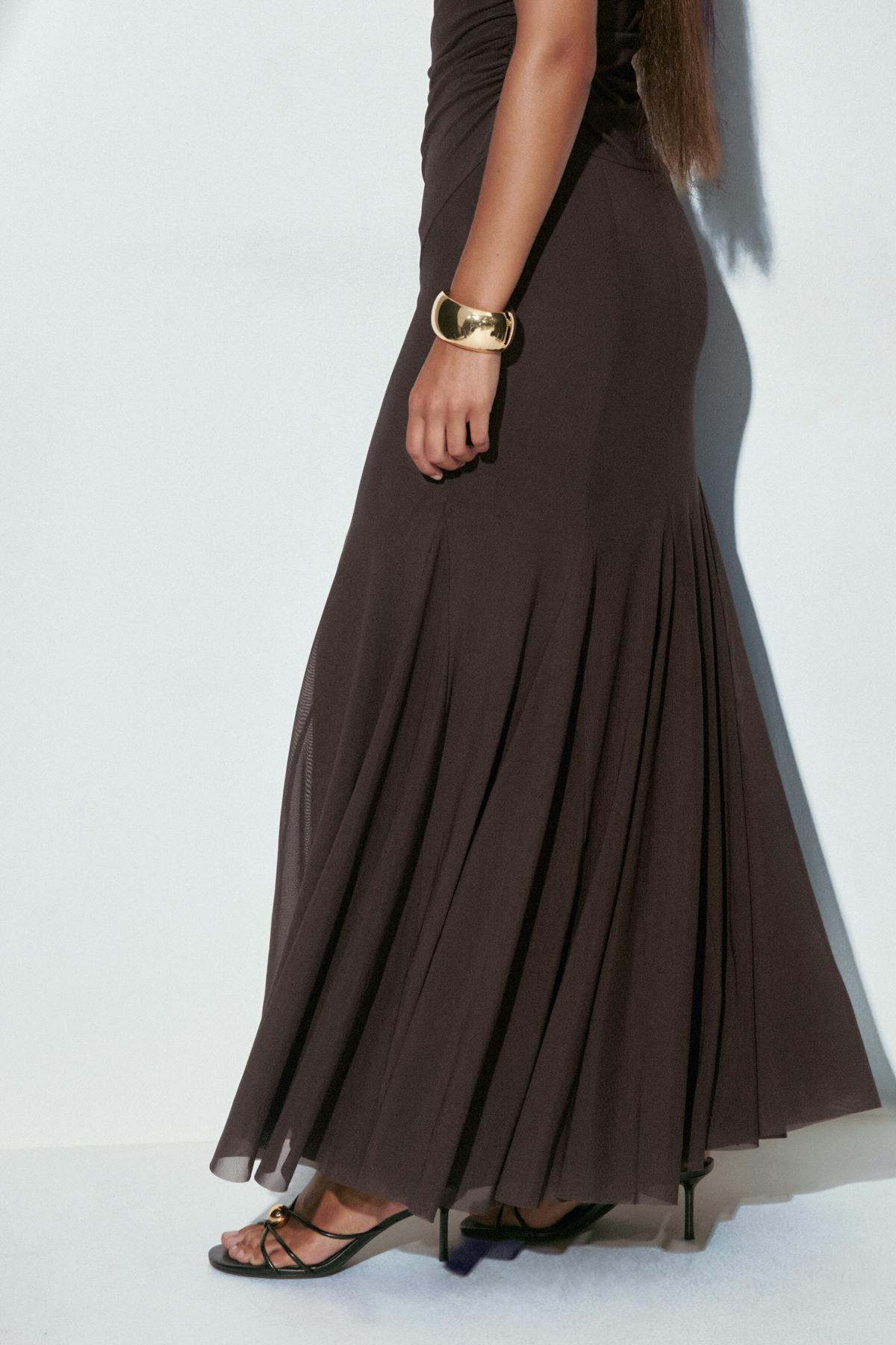 Dropped waist maxi dress