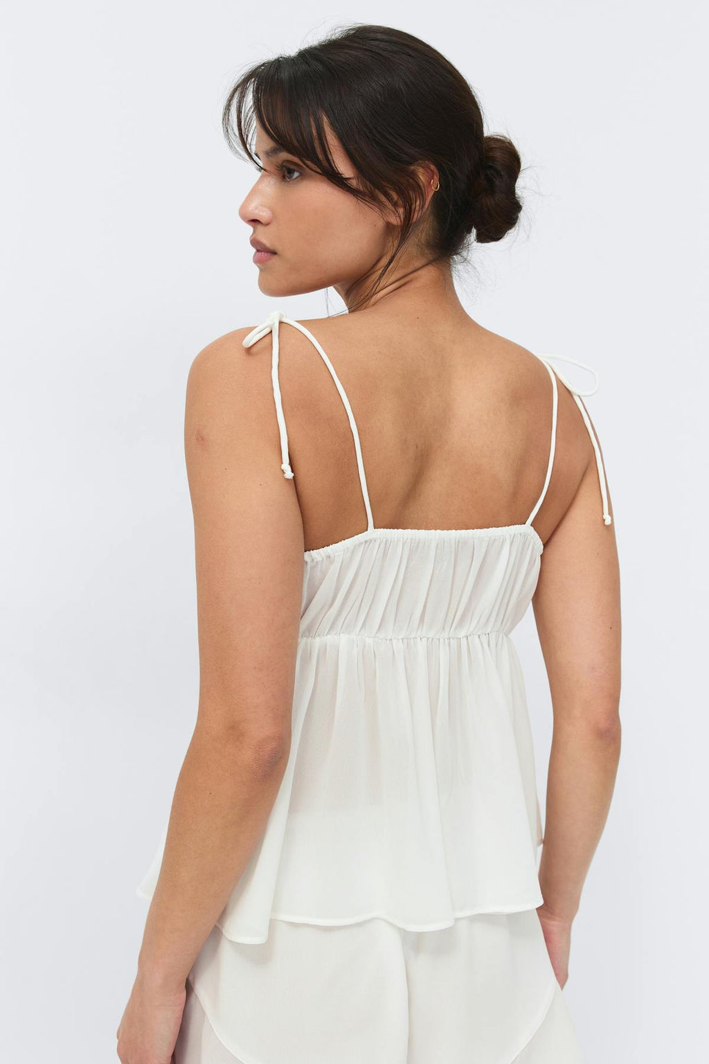 Chiffon loungewear singlet