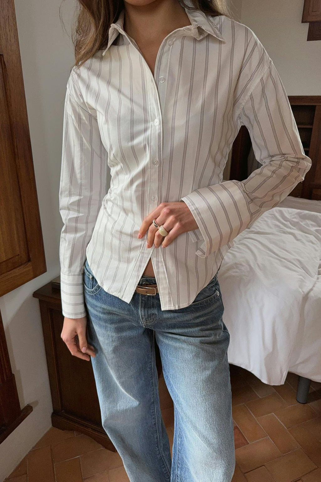 Shaped blouse
