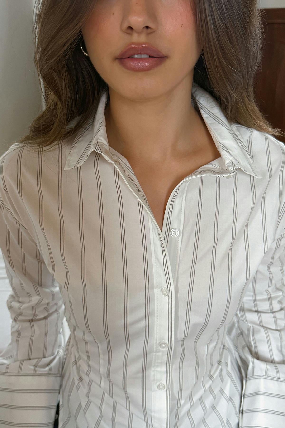 Shaped blouse