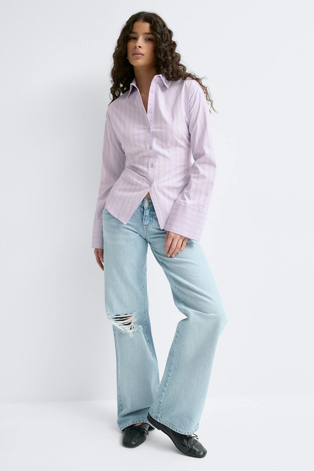 Shaped blouse