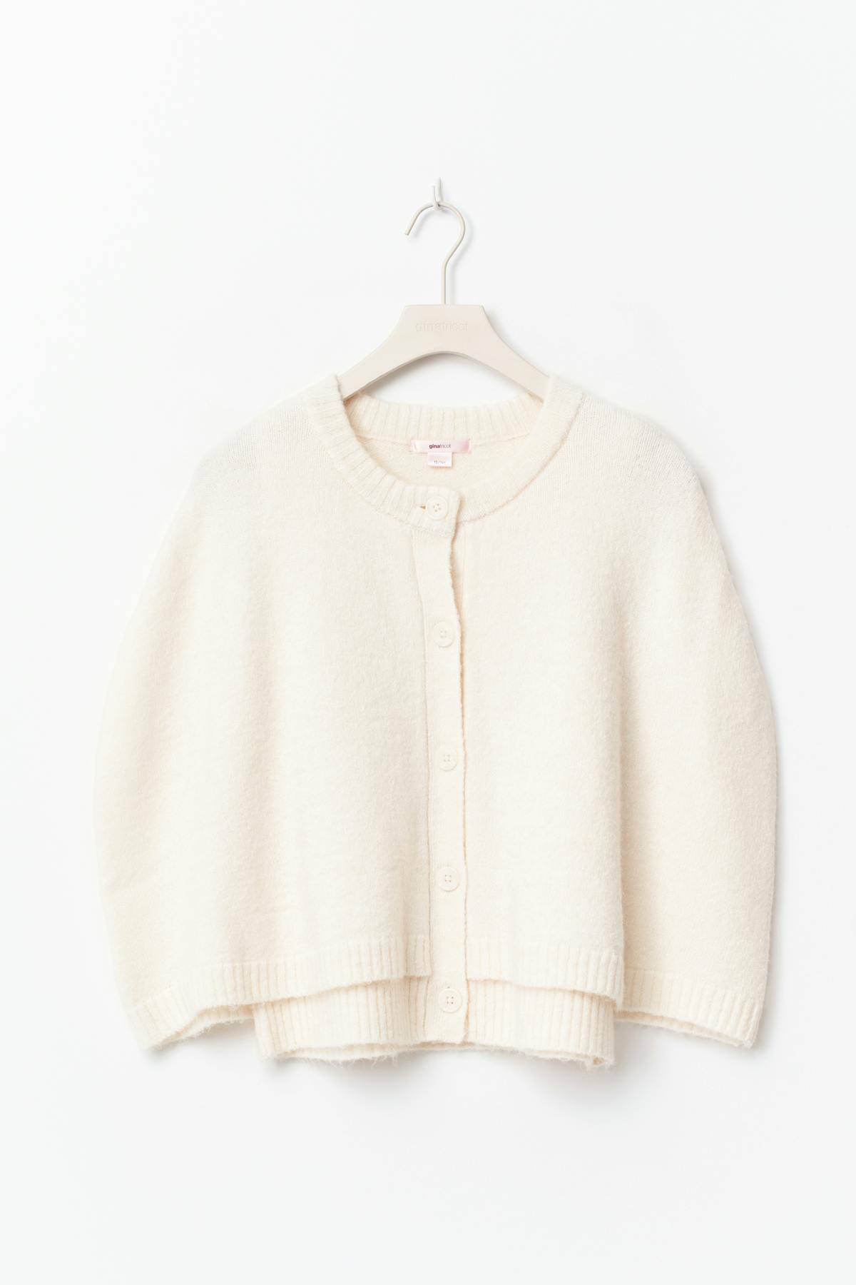 Y knitted cape cardigan