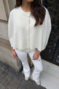 Y knitted cape cardigan