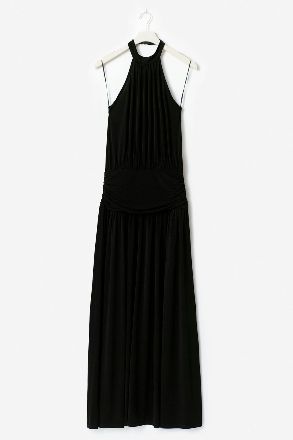 Halterneck maxi dress