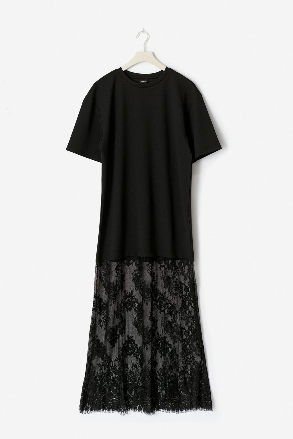 T-shirt lace maxi dress