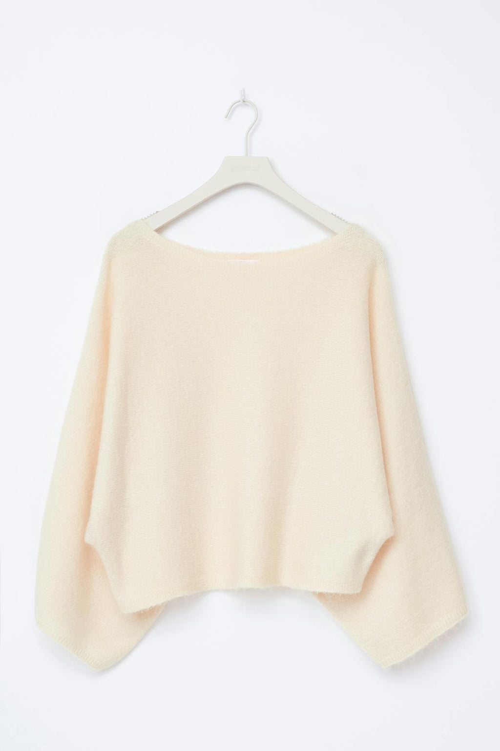 Y knitted poncho sweater
