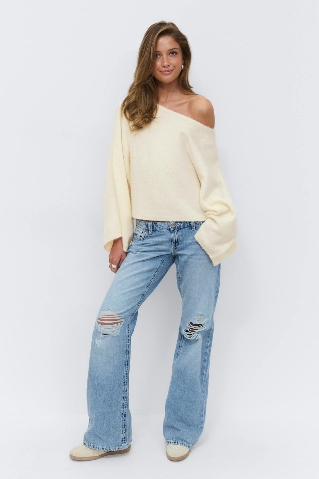 14+ knitted poncho sweater
