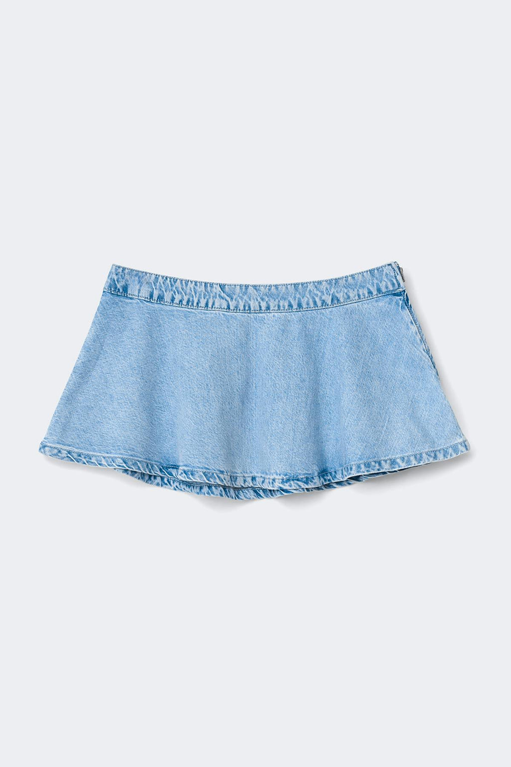 Denim mini skirt