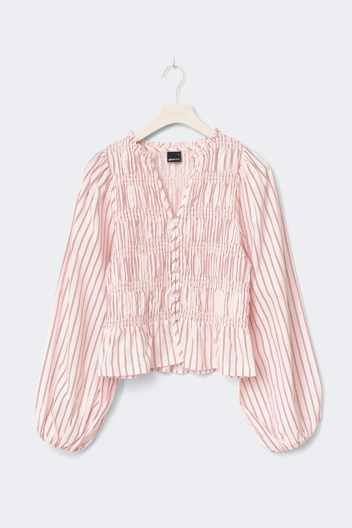 Poplin smock blouse