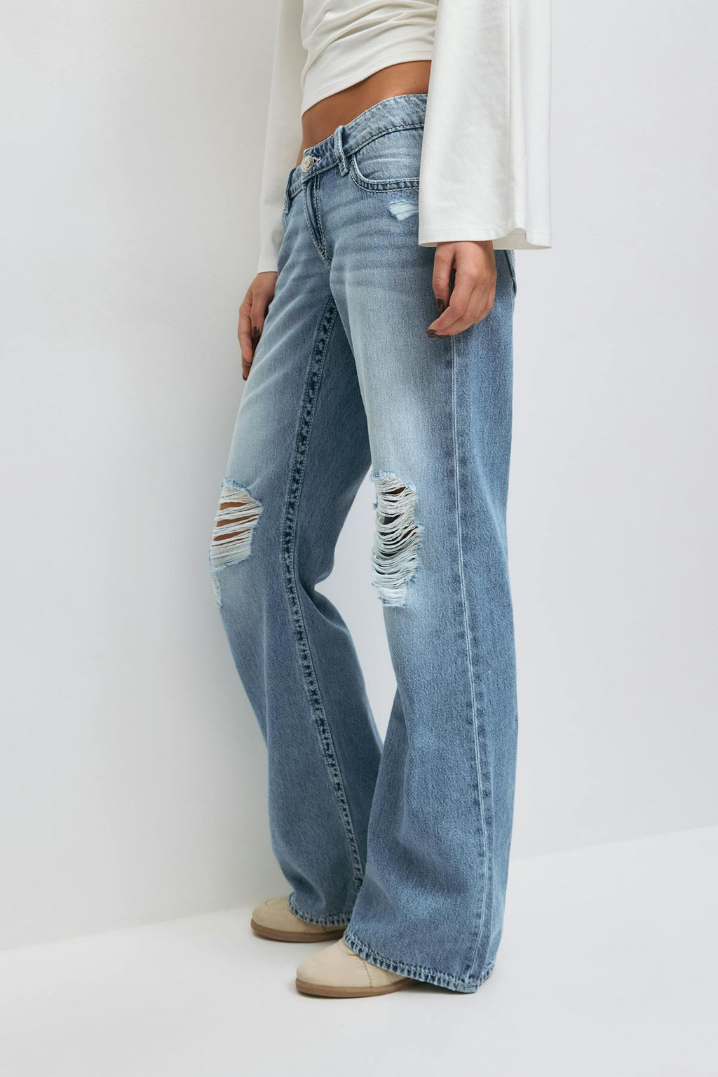 14+ real low loose jeans tall