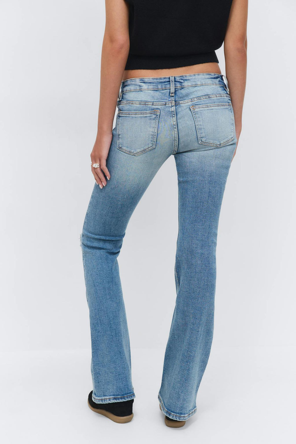 14+ pleated tie jeans